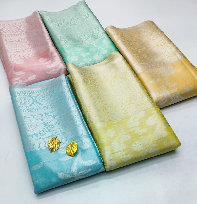 H. Tissue Fancy Silk Sarees Premium Quality
